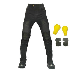 Winter men biker jeans