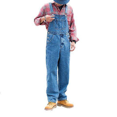 Baggy urban men denim jumpsuit