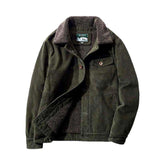 Farbige Cord-Jeansjacke für Herren