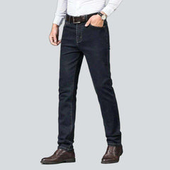 Business casual elastic men jeans