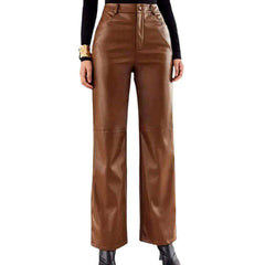 Farbige Jeanshose für Damen mit hoher Taille