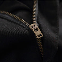 Rot karierte Patchwork Herrenjeans