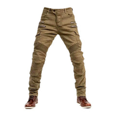 Protective motorcycle jeans for men