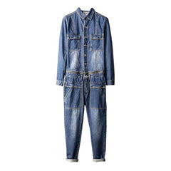 Abnehmbarer Herren-Jeansoverall aus Sandy