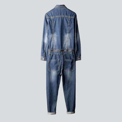 Abnehmbarer Herren-Jeansoverall aus Sandy