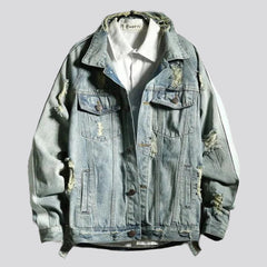 Y2k regular men denim jacket
