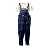 Mono vaquero cargo azul marino para hombre