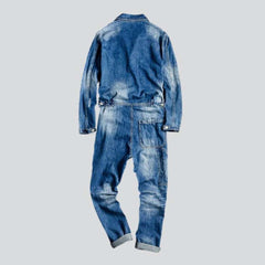 Leicht gewaschener Jeans-Overall für Herren