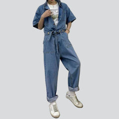 Stylischer Herren Jeansoverall mit Kragen