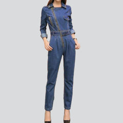 Women overall with zipper