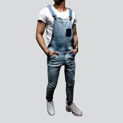 Vintage Skinny Jeans-Jumpsuit für Herren