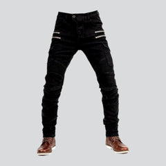 Protective motorcycle jeans for men