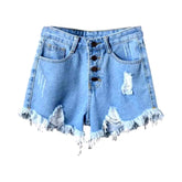 Distressed Urban Damen Jeansshorts