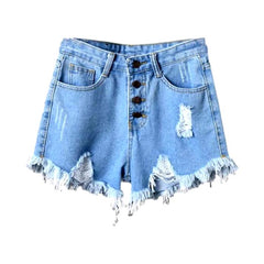 Distressed Urban Damen Jeansshorts