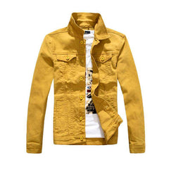 Ausgefallene Farbe Herren Jeansjacke