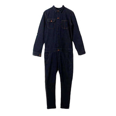 Mono vaquero holgado negro para hombre