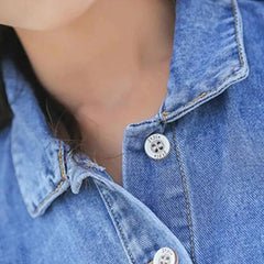 Pantalones cortos vaqueros de talla grande para mujer