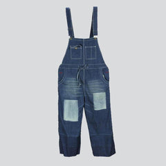 Rectangle painted women denim dungaree