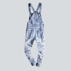 Zerrissener Jeans-Jumpsuit für Herren