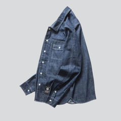 Hemd wie übergroße Herren Jeansjacke