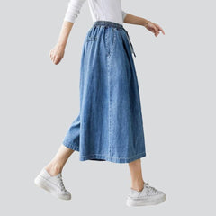 Pantalones vaqueros cortos tipo culotte