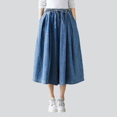 Pantalones vaqueros cortos tipo culotte