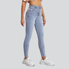 No back pocket women skinny jeans