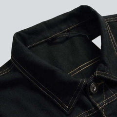 Herren Jeansjacke mit Kontrastnähten