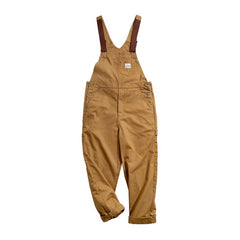 Sandfarbener Jeans-Jumpsuit für Herren
