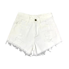Y2k distressed women jean shorts