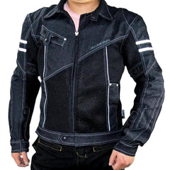 Chaqueta vaquera protectora de equitación ajustada