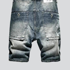 Distressed Vintage Jeansshorts für Herren