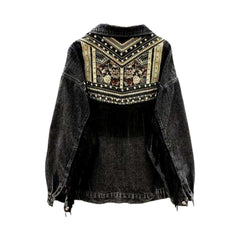 Chaqueta vaquera de mujer de gran tamaño