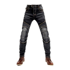 Vaqueros vintage de motociclista para hombre