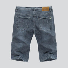 Vintage grey men denim shorts