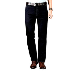 Vaqueros de negocios finos para hombre