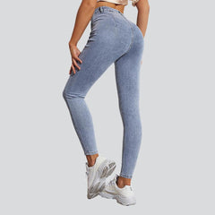 No back pocket women skinny jeans