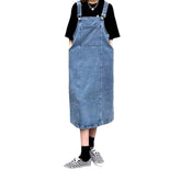 Women overall dress with suspenders