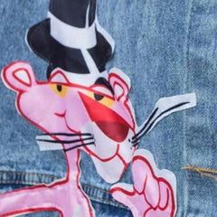 Chaqueta vaquera vintage Y2K para mujer