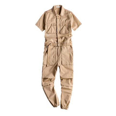 Mono vaquero de manga corta para hombre