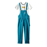 Bright color men denim jumpsuit