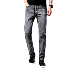 Vaqueros finos de hombre con lavado vintage