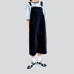 Women overall dress with suspenders
