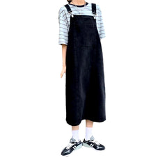 Women overall dress with suspenders