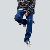 Hip-Hop-Jeans für Herren mit Gürtel