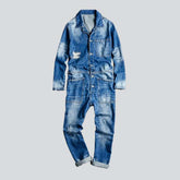 Leicht gewaschener Jeans-Overall für Herren