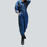 Langarm Damen Jeans Overall