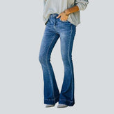 Bootcut-Jeans mit niedriger Taille