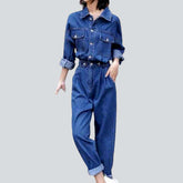 Denim-Overall im 90er-Jahre-Stil in mittlerer Waschung