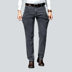 Men monochrome dark jeans